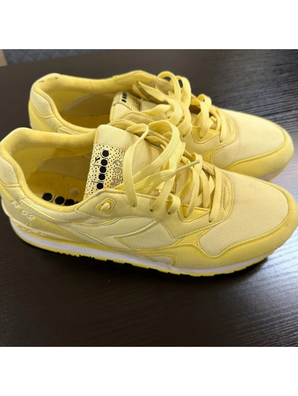 Size 10.5 US Men’s Diadora N92 Men's Sneakers In Pale Yellow